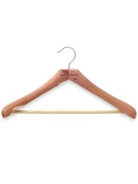 Personalised Engraved Coat Hangers, Clothes Hanger, Wood Cedar