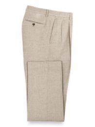 Linen Pleated Pants – Paul Fredrick