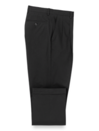 Organic Cotton Ripstop Trousers - Mens Pleated Trousers - F&T