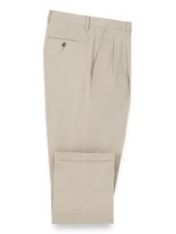Pleated Printed Twill Pants