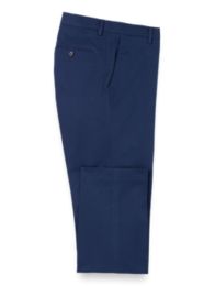 Cotton Stretch Twill Flat Front Pants – Paul Fredrick