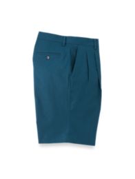 Linen-Cotton Pleated Pants