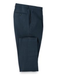 Mens Linen Blend Dress Pants