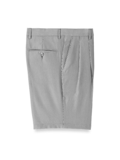 Paul Fredrick Mens Linen Pleated Shorts 