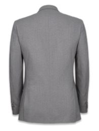 Classic Fit Essential Wool Double Breasted Peak Lapel Suit Jacket