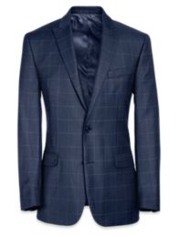 Tailored Fit Essential Wool Peak Lapel Suit Jacket Paul Fredrick