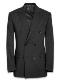 peak lapel double breasted suit