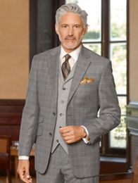 Wool Glen Plaid Suit Jacket