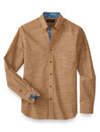 Cotton Textured Solid Casual Shirt Paul Fredrick