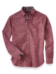 slim fit textured shirt