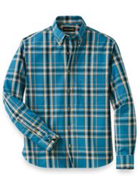 Prime Same Day Items Mens Long Sleeve Shirts Casual Plaid Print