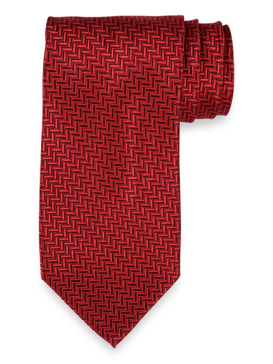 Herringbone Silk Tie Paul Fredrick