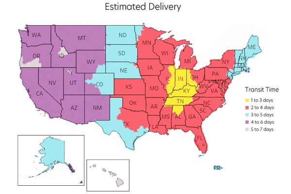 Shipping Map