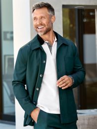 Men's Jacket in Solid Whiskey Wool | Paul Fredrick