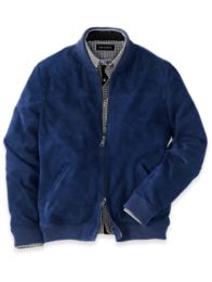 suede baseball jacket