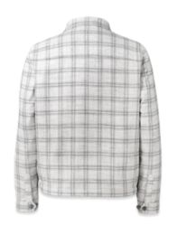 Bradford Buffalo Plaid Gray Bomber Jacket