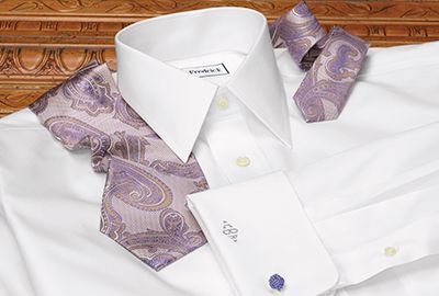 Winwinus Men Business Stripes Non-Iron Button-Collar Fine Cotton T-Shirts